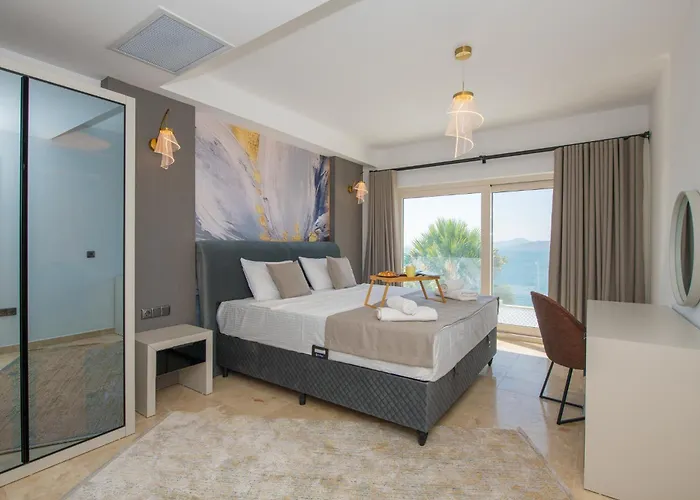 Villa Bodrumda Essiz Deniz Manzarali Lueks Boss 1