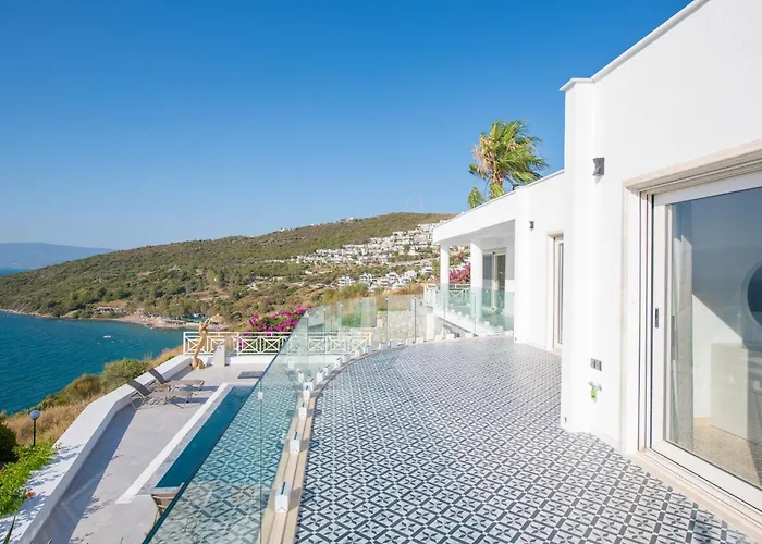 Bodrumda Essiz Deniz Manzarali Lueks Boss 1 ヴィラ Milas