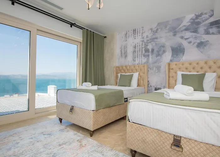Bodrumda Essiz Deniz Manzarali Lueks Boss 1 Villa