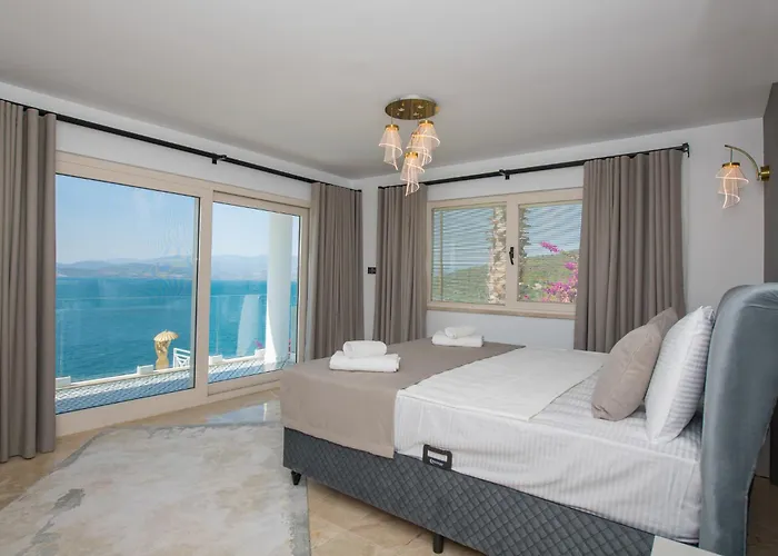 Bodrumda Essiz Deniz Manzarali Lueks Boss 1 Villa Milas
