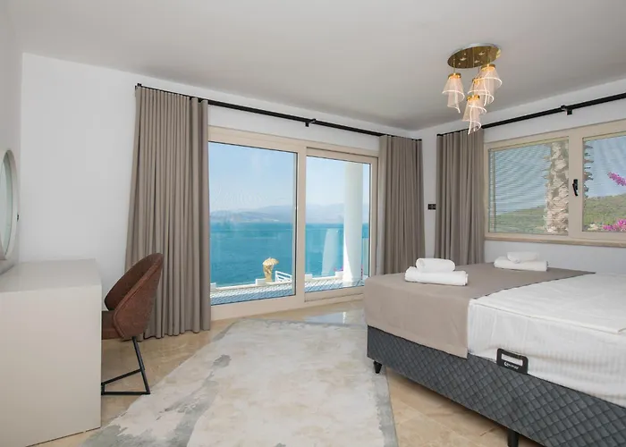 Vilă Bodrumda Essiz Deniz Manzarali Lueks Boss 1 *