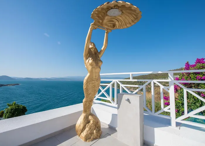 Vila Bodrumda Essiz Deniz Manzarali Lueks Boss 1 *