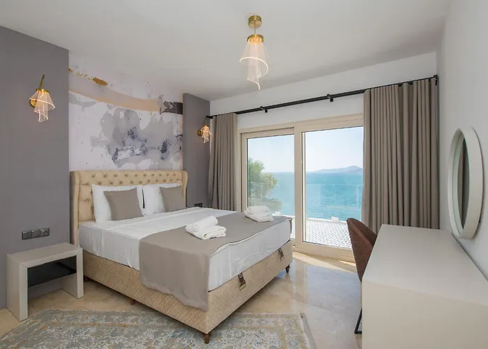 Bodrumda Essiz Deniz Manzarali Lueks Boss 1 *